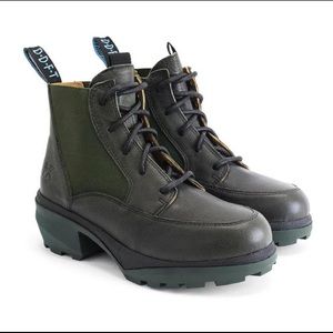 John Fluevog Trumpet Call Dumbo lace up boots